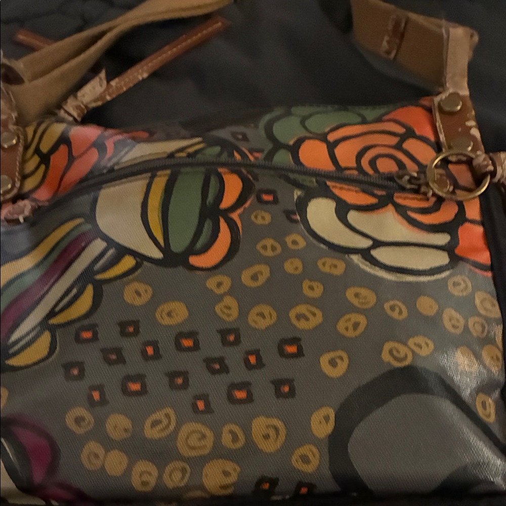 Fossil Colorful Floral Shoulder Bag